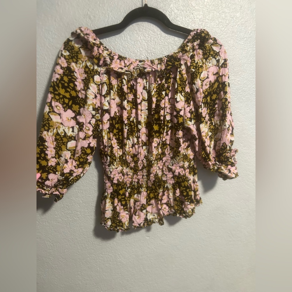 Free people floral blouse - Picture 8 of 9